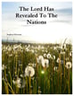 The Lord Has Revealed To The Nations SATB choral sheet music cover